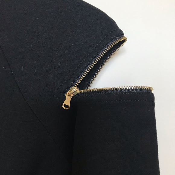 Sexy Shoulder Zipper Dress - Picture 3 of 4